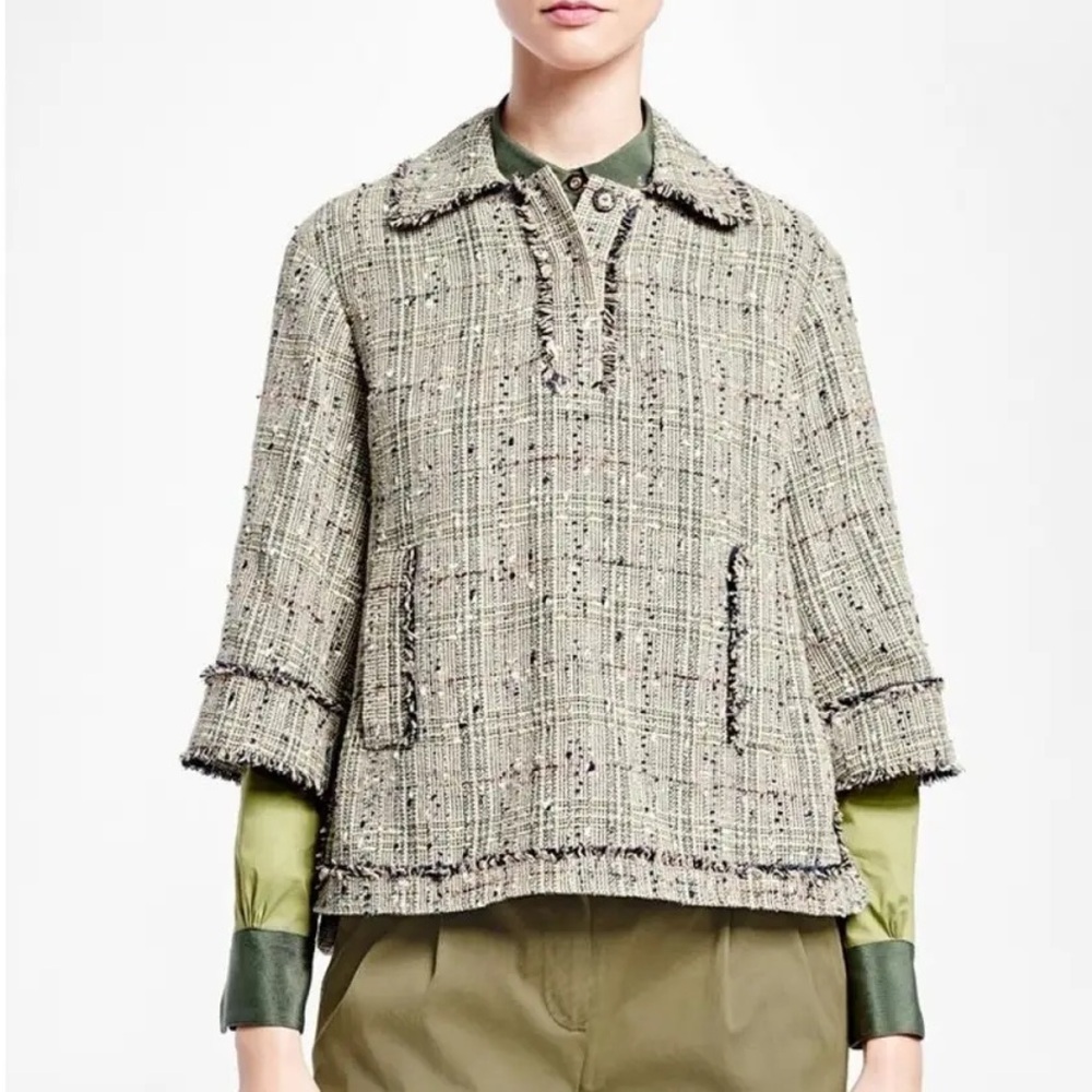 Brooks Brothers Green Scottish Tweed Tunic